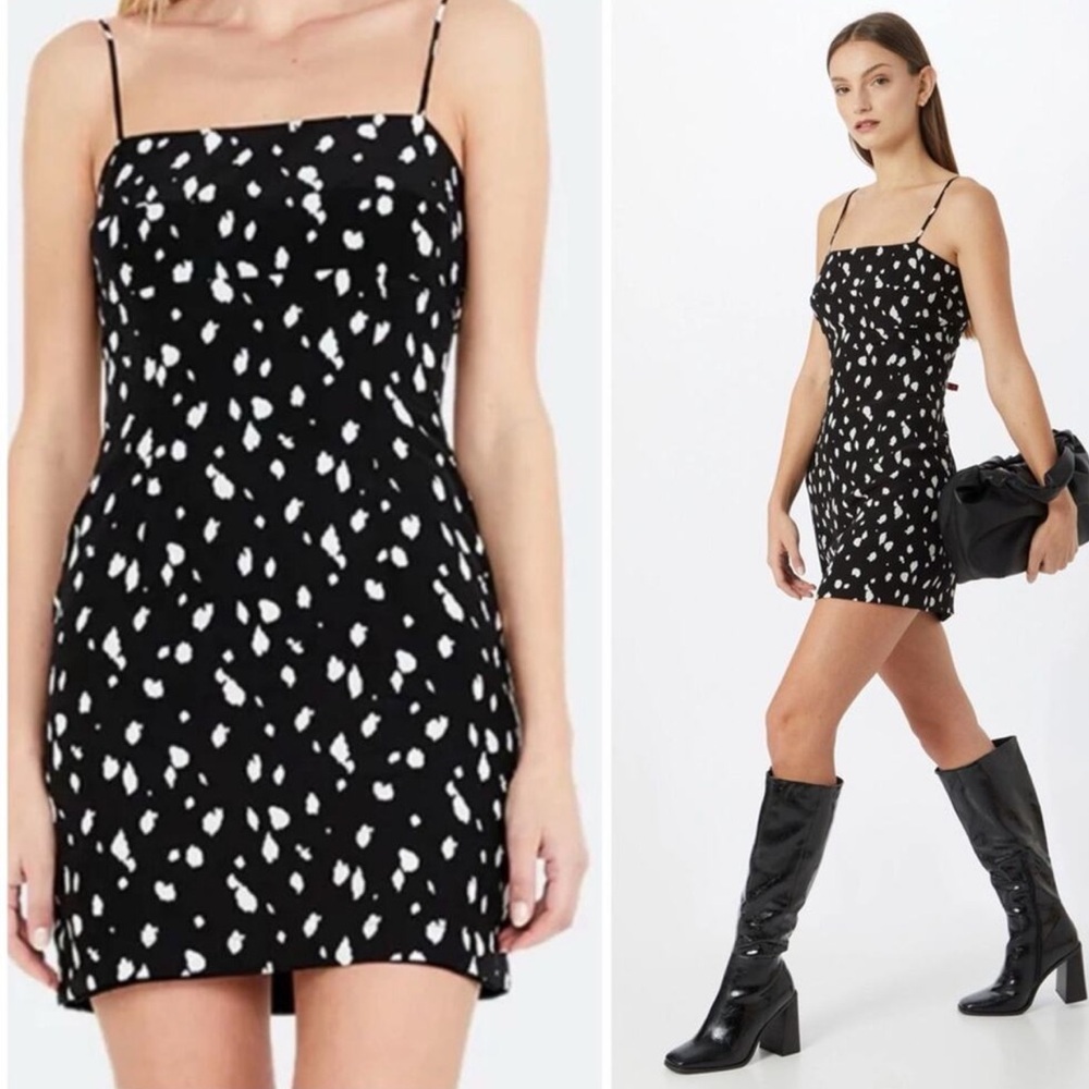 Bardot Graphic Spot Mini Dress